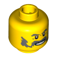Lego hlava, žlutá (4539519, 4631559)